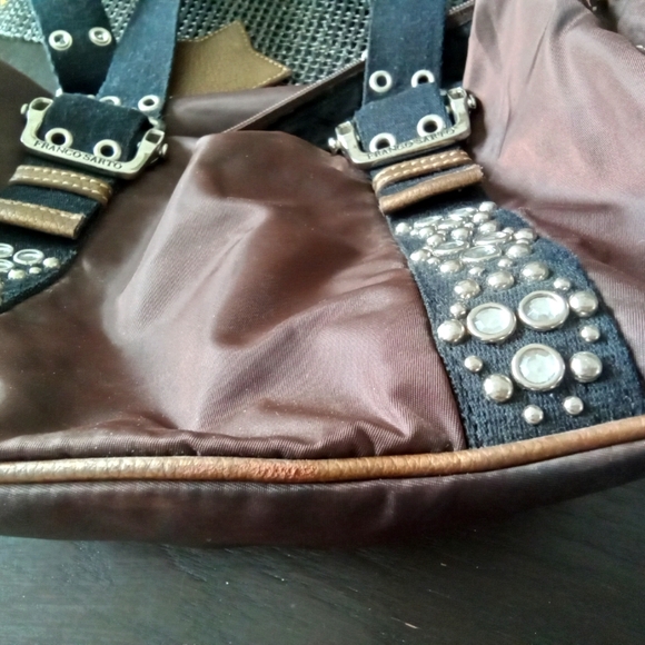 Franco Sarto Brown Nylon Handbag - Picture 10 of 10